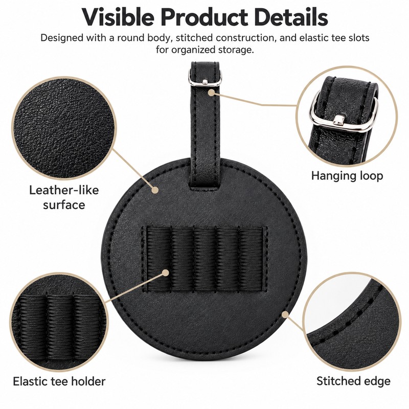 Golf Tee Belt Clip Holder for Easy Tee Access –