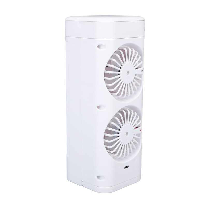 Desk Night Light Fan Power Adjustable Space Saving Quiet Multifunctional