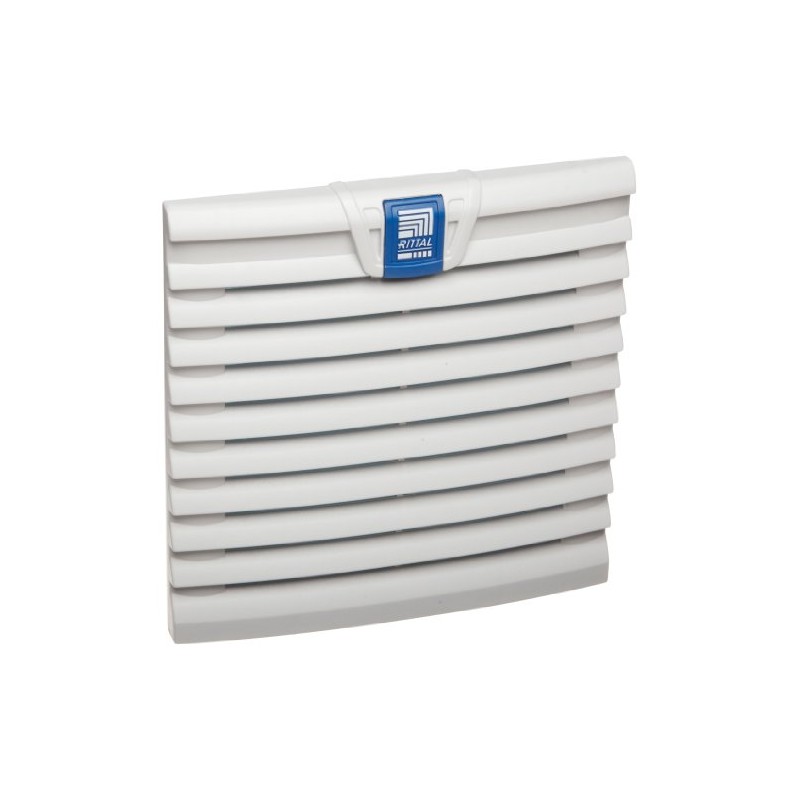 Rittal 3238200 Light Grey ABS TopTherm Fan Outlet Filter, 5-53/64"