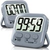 Antonki 2 Pack Digital Timer for Kids, Magnetic Countdown Kitchen