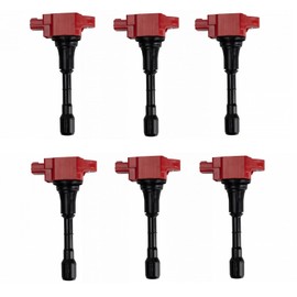 TRQ Ignition Coil Set Compatible with 2013 INFINITI EX37 FX37 2008-2013 G37 2011-2013 M37 2015 Q40 2014-2015 Q50 Q60 2014-2019 Q70 2015-2019 Q70L 2014-2017 QX50 QX70 2009-2020 Nissan 370Z