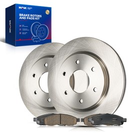 KAX 12.6" Front Rotors and Pads Kit For 2005-2007 Nissan TITAN, 2005-2006 Armada, 2005-2006 INFINITI QX56