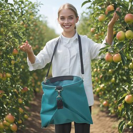 Gardening Apron,Berry Picking Helper Bag | Quick Release Large Garden Apron for Farm Berry Harvest Florist Vegetable Weeding Fruit Picking