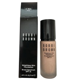 BOBBI BROWN Skin Long-Wear Weightless Foundation SPF15 ~ C-024 IVORY ~ 0.44oz