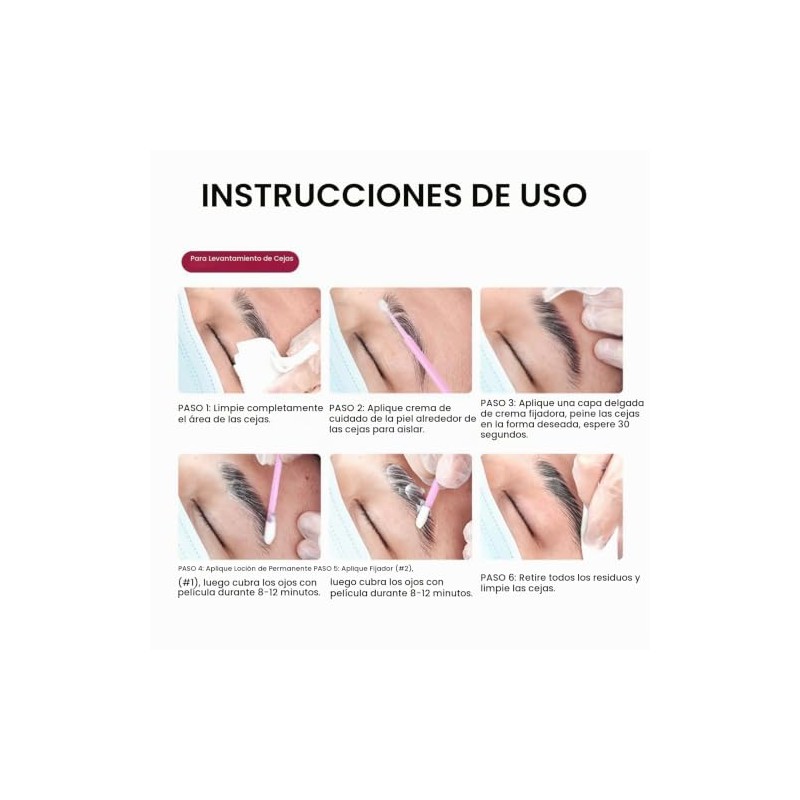 Ymiko Kit Profesional Permanente de Pestañas Doble Efecto Camelia