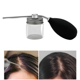 F Fityle Refillable Talc Powder Blower Puffer Barbers Hairdressers Talcum Bottle Hair Salon