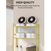 GloTika 3 Tier Over The Toilet Storage Rack with 2