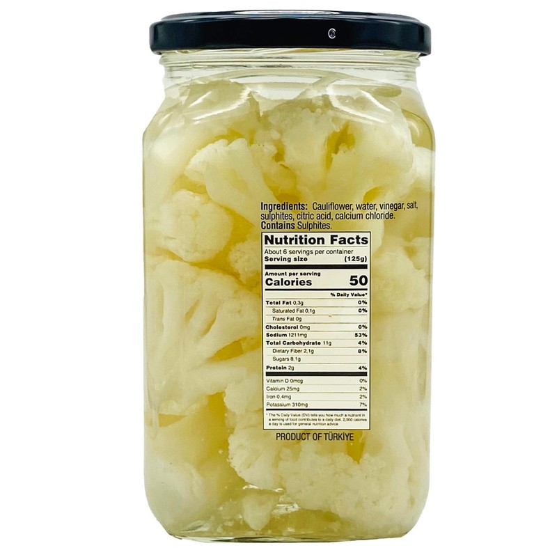 Eastern Feast - Pickled Cauliflower in Brine, 28 oz (825g)