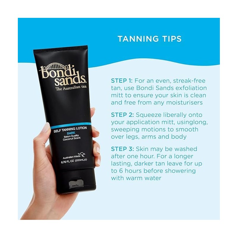 3 x Bondi Sands Self Tanning Lotion - Dark 200ml