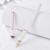 Pluma estilográfica Hong Dian 920 de metal blanco, punta extra