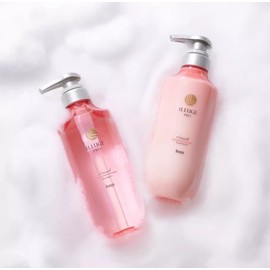 Hoyu Illuge Pro Smooth Shampoo Refill, 13.5 fl oz (400 ml) + Treatment Refill, 13.5 fl oz (400 ml) Set of 1 with Kunutonn Original Logo