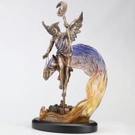 Veronese Design 13 1/8 Inch Hypnos The Greek God of Slumber Cold Cast Resin Bronze Finish Sculpture