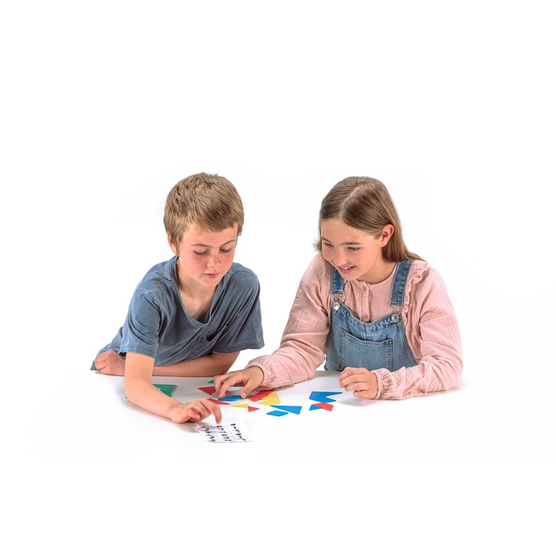 Colourful Trangramsatz 28 Parts