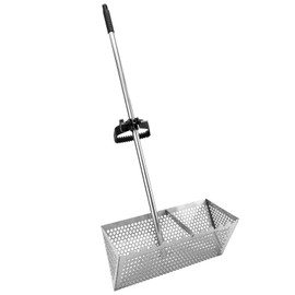 Sand Flea Rake, Durable Rake for Beach Easy to Install Sharp Teeth Wide Basket Beach for Sand Detachable Practical Tools for Finding