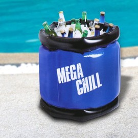 MEGA CHILL Yard Play Large Inflatable Cooler (Holds ~48 Cans)