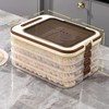 Ahathyw 4 Layers Dumplings Storage with Dumpling Maker & Spoon