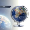 TROIKA Globe Diameter 20 cm Lunar Globe Physical Map Topographic