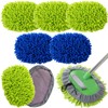 Layhit 5 Pcs Car Wash Mitt Set, Brush Not Included,