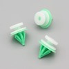 VVO Fasteners Plastic Interior Pillar Trim Clip, Green (Pack of