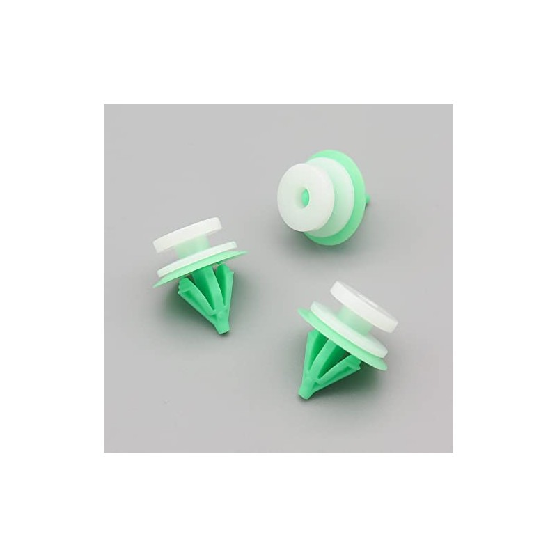 VVO Fasteners Plastic Interior Pillar Trim Clip, Green (Pack of