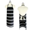Bib Apron Butcher Stripe Traditional Navy-white Apron Food Unisex poly