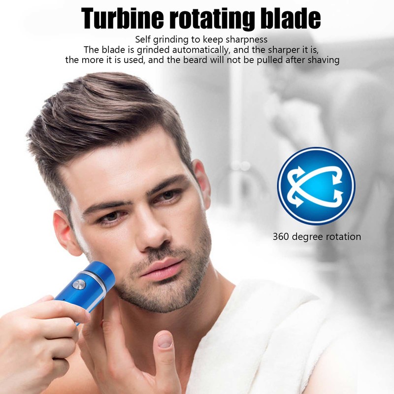 Portable Electric Shaver Mini Electric Razor USB Rechargeable Shaving Machine