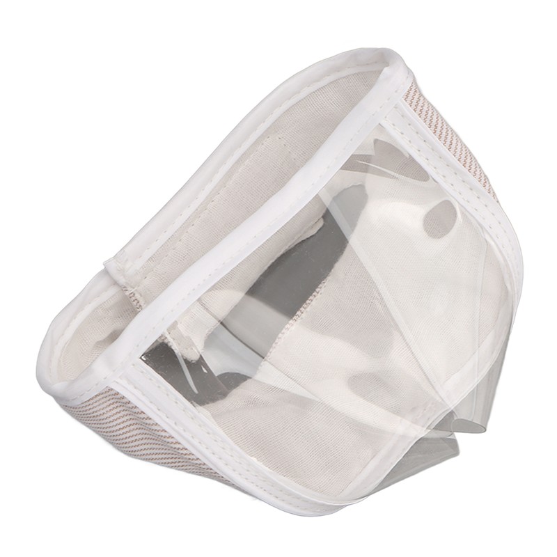 Transparent Cat Muzzle Prevent Licking Biting Barking Breathable Cat Muzzle
