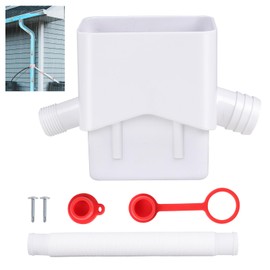 Rain Barrel Diverter Fits for 3"x4" Downspout,Rainwater Collection System,Rain Barrel Diverter Kit to Direct Water into Rain Barrel