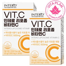 Lipozm Liposomal Vitamin C Vitamin C Nutrient Water Soluble Max Liposomal 500mg 30 Tablets, 2 Pieces / 리포즘 리포좀 비타민C 비타민씨 영양제 수용성 맥스 리포조말 500mg 30정, 2개