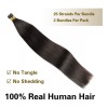 Sunya Extensiones Naturales Cabello 18in Negro Natural