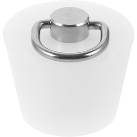 Tapón De Fregadero De Silicona con Cadena De Tracción para Bañera Reemplazo De Tapón De Drenaje Universal Sellado Eficaz para Cocina Y Baño 2.16X1.65X1.65In