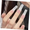 Healvian Unique Trapezoidal Long Pointed Glazed Armor Nails Full Cover