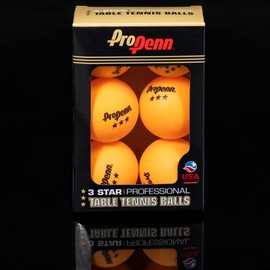 EastPoint Sports Penn Competition Grade 3-Star Table Tennis Balls – 40mm – 6 Pack