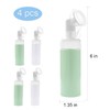 Facial Cleanser Foaming Bottle, 4pcs Empty Foaming Soap Dispenser,2oz Small