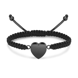 AIWENXI Cremation Bracelet for Ashes, Cremation Jewellery, Heart Urn Ash Bracelet with Angel Wings Keepsake Urn Memorial Ashes Jewellery, Stainless Steel