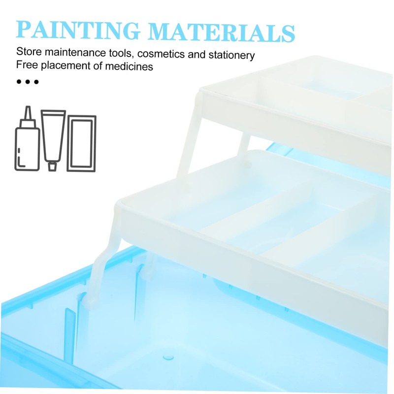 Operitacx Box Art Box Storage Container with Lid Basket Storage