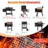 Hisencn Universal Grill Rack for Gas/Wood Pellet/Griddle/Smoker Grill, Adjustable Warming