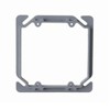 Plastic Electrical Box Device Ring, 4 Inch Square, 2 Gang,