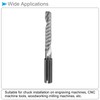 CoCud Router Collet Driver Adapter 12.7mm to 6mm 1/2" Outer