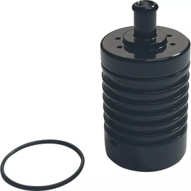 DK CUSTOM PRODUCTS 1012-0261 DK-4ST-CC-BLK Catch Can for External Breather