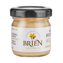 Brien Maple Butter | Soft Spreadable Maple Cream | Vegan, Paleo Maple Butter Contains No Milk | Made With Grade A Pure Maple Syrup (1.58 Oz)