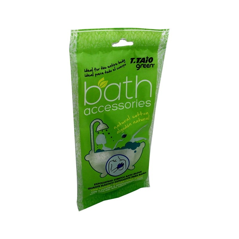 Guantes exfoliantes T-Taio Green para el cuerpo 1 par