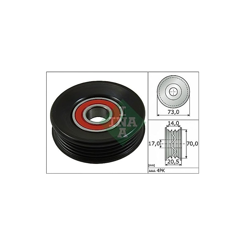 LUK 531085310 Tensioner Pulley, V-Ribbed Belt