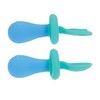 Nuby First Fork and Spoon Set - Utensils with Safety