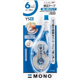 tonbo鉛筆 Correction Tape Horizontal Type Mono YS width 6.0 mm 10 CT – YTC6
