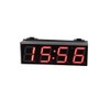 SEIWEI 1 Piece LCD Digital Clock, 0.56 Inch Portable Small
