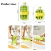 Ice Cube Bottle with Straw, 2 in 1 Water Bottle,