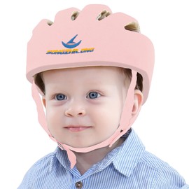 IULONEE Baby Helmet Toddler Protective Hat Infant Head Protective Hat Adjustable Toddler Safety Helmet for Walking Crawling Pink