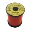 teximuko (Tiemco) Uni 3/0 50yds. yunisureddo Orange