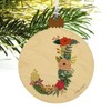 GRAPHICS & MORE Letter J Floral Monogram Initial Wood Christmas